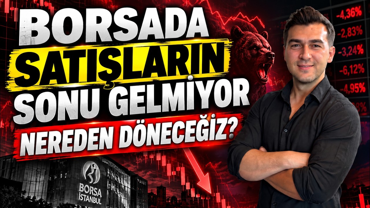 🔴 BORSADA SATIŞLAR BİTMİYOR PEKİ YA NEREDEN DÖNECEĞİZ? | CANLI YAYIN