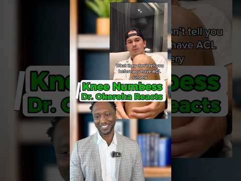 Numbness after ACL reconstruction? 🦵🏽 #shorts