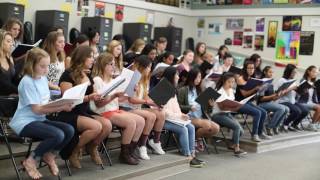 Women's Advanced Choir, Bel Canto, Beckman High School.