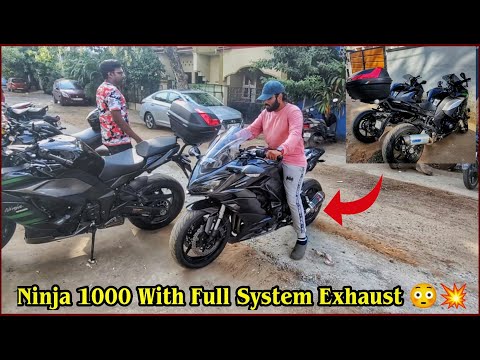 Ninja 1000 With Black Widow Slip On & Akrapovic Headers 💥 - DRACKY 's Twin | Enowaytion Plus