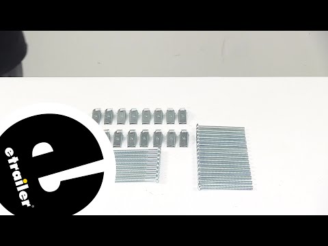 etrailer | CargoSmart Mounting Hardware Kit for 60" E-Track and X-Track Systems: The Breakdown