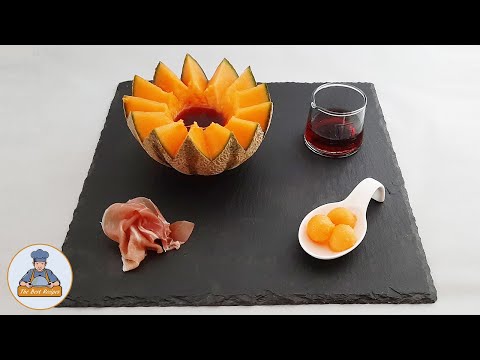 Recette Melon Au Porto Et Jambon Cru Recette de melon charentais au Porto et jambon sec