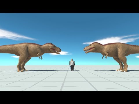 2x T-REX vs EVERY UNIT - Animal Revolt Battle Simulator