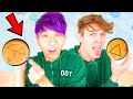 Trying The SQUID GAME Honeycomb Candy Challenge