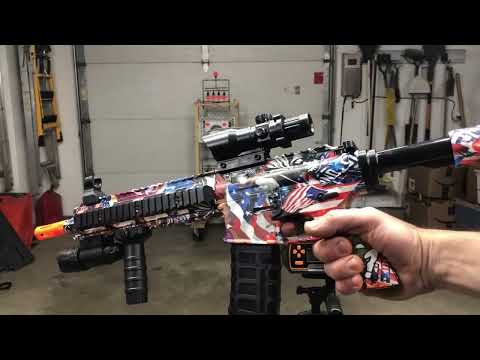 Showcase - Setup - Demo: Gel Snipers M416 Gel Ball Blaster - CLICK CONTEST LINK IN DESC!