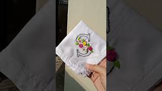 Download lagu handmade embroidery hankerchief #apnartful #dmtoorder mp3