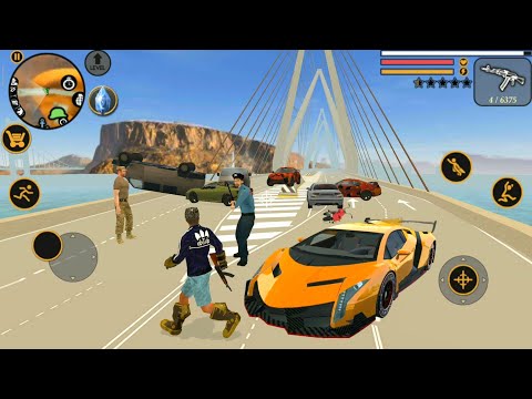 The Bridge Full of Destruction - Vegas Crime Simulator New Update | Best Android Gameplay FHD