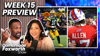 Week 15 Preview: Drake Maye is playing on Josh Allen's level | The Domonique Foxworth Show
