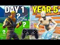 5 Years Of Fortnite Controller Progression