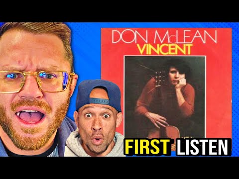 Rap Fan FIRST time REACTION to Don Mclean - Vincent! OMG, I can't believe it... W/@Donjuanabe