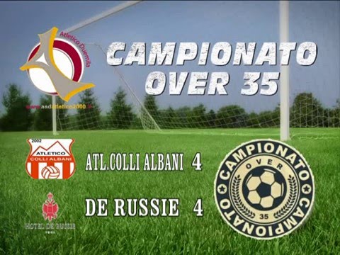 CAMPIONATO OVER 35 - SERIE A 4^GIORNATA - ATLETICO COLLI ALBANI VS DE RUSSIE 4 - 4