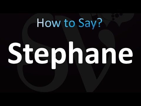 How to Pronounce Stephane (Correctly!)