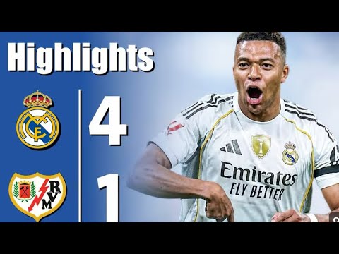 Real Madrid vs Rayo Vallecano 4-1 | Alle Tore & Highlights | LaLiga 2025