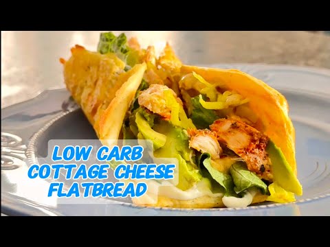 This is simply the best low carb cottage cheese flatbread recipe!