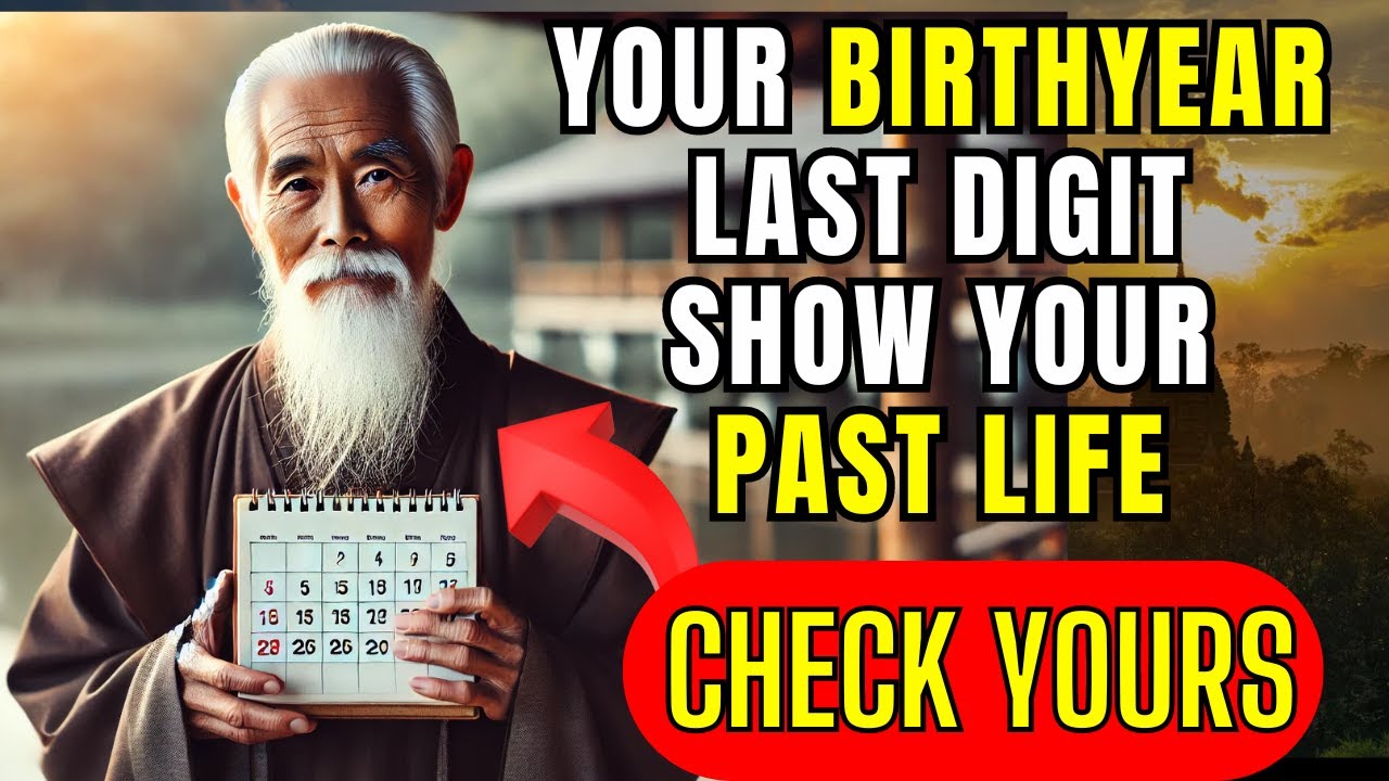 What The LAST Digit of Your Birth Year SAYS about your PAST LIFE | Buddhism for Beginners