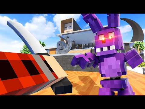 FNAF Animatronics Raid Fortnite Mansion - Teardown Mods Gameplay