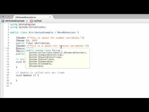 Attribute #3: Tooltip, Space and Header