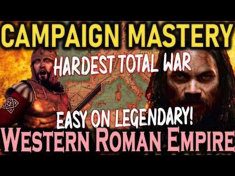 10 Steps to NEVER Lose! Western Roman Empire (Legendary Total War: Attila Opening Turns)