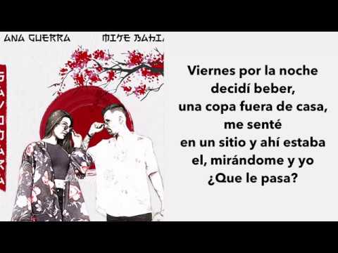 Ana Guerra, Mike Bahía - Sayonara (LETRA)