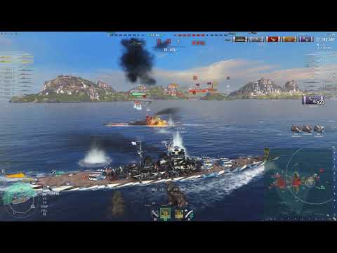 Kremlin T10 Soviet BB | 334k Damage Unlikely Win | World of Warships