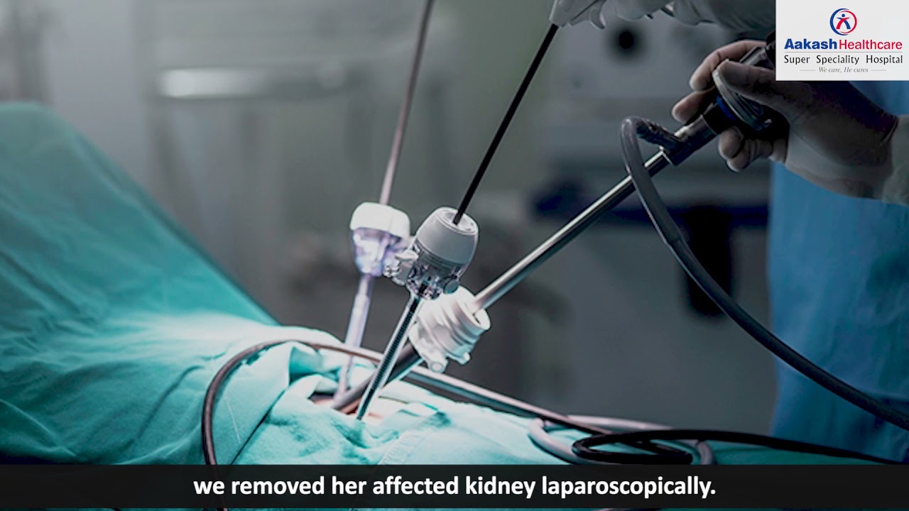 Lifesaving surgery after a huge kidney tumour ruptured