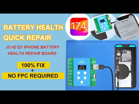 How to Use JC-ID Q1 iPhone Battery Health Repair Board?