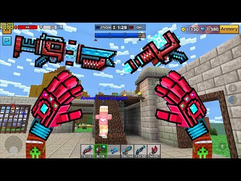 Pixel Gun 3D - Alien Santa Set Clan Siege Battle