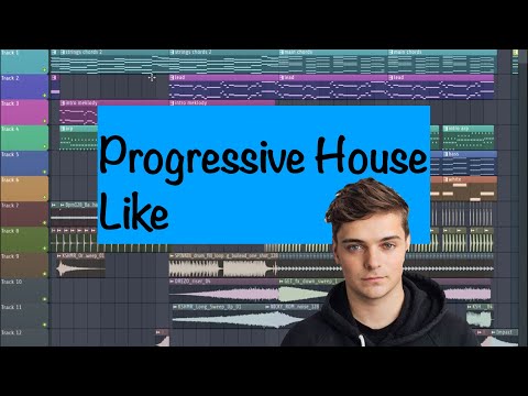 【Fl Studio tutorial】How To Make an Epic Progressive House Like Martin Garrix (Nastiz - Taiga)