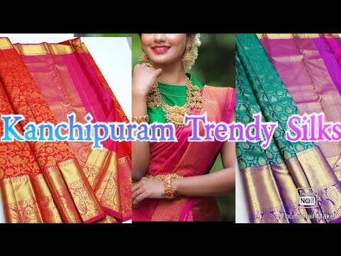 #175 Buy Exclusive Festive & Special Colorful Wedding Kanchipuram Designer Silk Sarees with Price