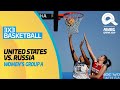 3x3 Basketball - USA vs Russia | Women's Group A Match | ANOC World Beach Games Qatar 2019 | Full