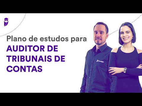 Plano de estudos para Auditor de Tribunal de Contas