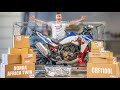 2024 HONDA CRF1100L AFRICA TWIN UNBOXING & ASSEMBLY |DCT + RALLY PACKAGE