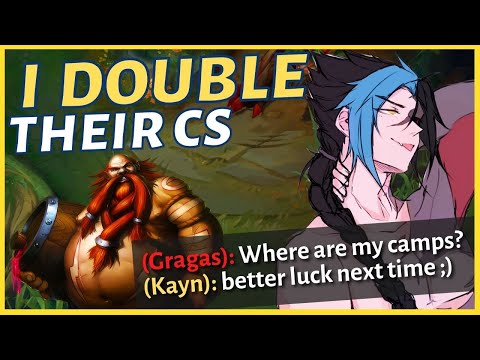 Outpathing the Enemy Jungler the ENTIRE Match! | Challenger Kayn - League of Legends