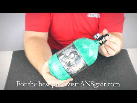 Crossfire SS Graffiti Paintball Tank