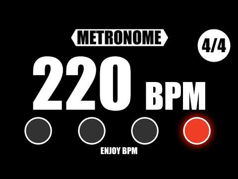 220 BPM 4/4 Metronome