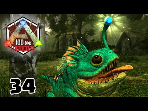 NA CAVERNA DO ABERRATION DOMANDO CRIATURAS DE LUZ-  ARK HARDCORE: ARK:SURVIVAL EVOLVED - #34