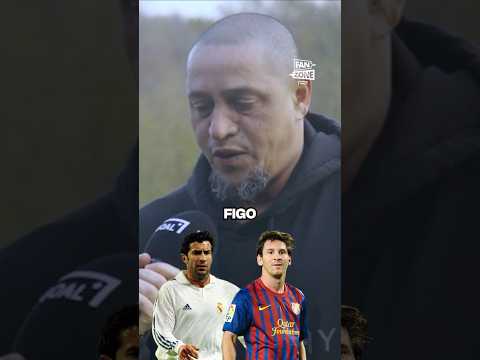 FIGO over MESSI? ROBERTO CARLOS plays WINNER STAYS ON 🥊 #shorts #football #soccer