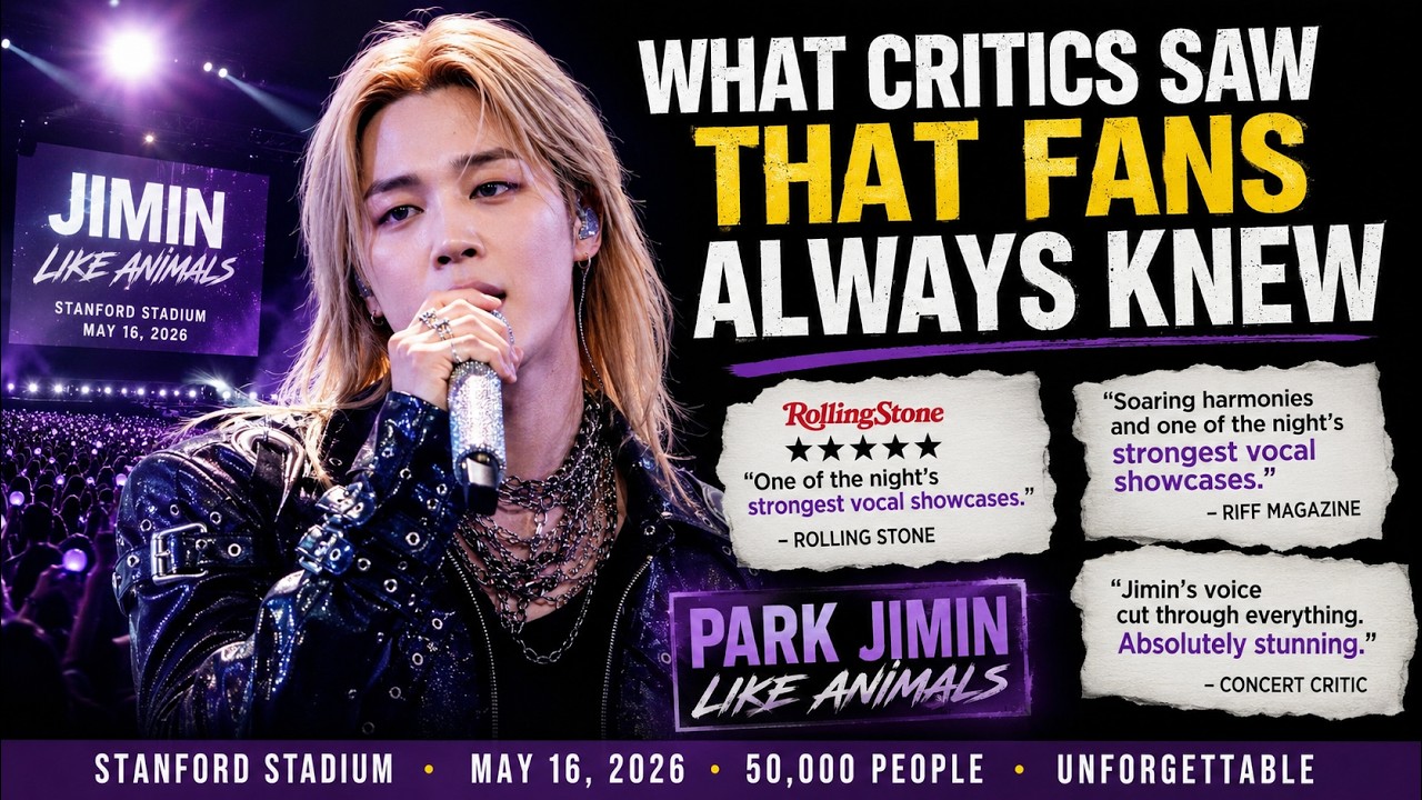 Critics Across Publications Agree: Jimin Delivered the Vocal Highlight of BTS’s Stanford Show