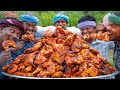 CHICKEN ROAST Big Chicken Pieces Cooking Eating In Village Delicious Chicken Recipe In Village