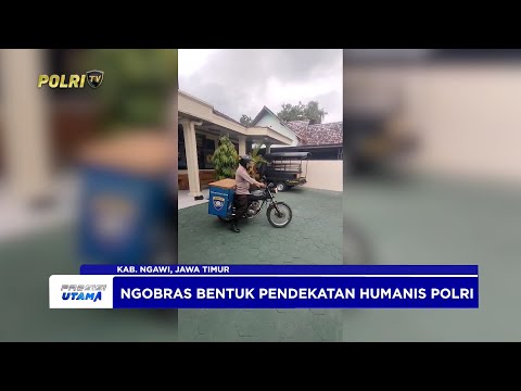 POLRES NGAWI GELAR PROGRAM NGOBRAS SERAP ASPIRASI MASYARAKAT