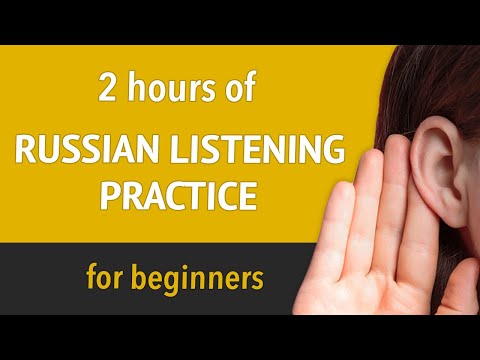 2 Hours of Russian Listening Practice for Beginners // Basic Phrases
