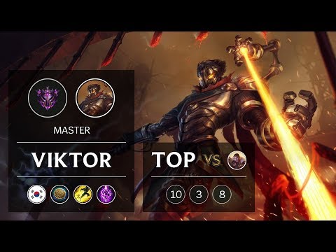 Viktor Top vs Jayce - KR Master Patch 9.5