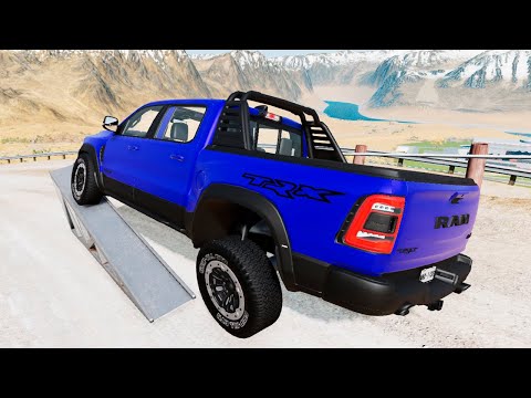 Rollover Cliff Drops Crashes - BeamNG.Drive #1
