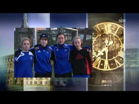 HSV 1.D Mädchen im Hamburg Journal