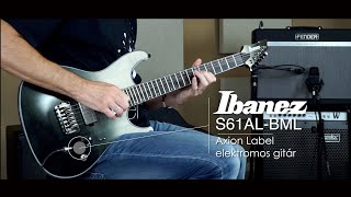 Video thumbnail for Ibanez S61AL-BML Axion Label elektromos gitár by HangszerPláza