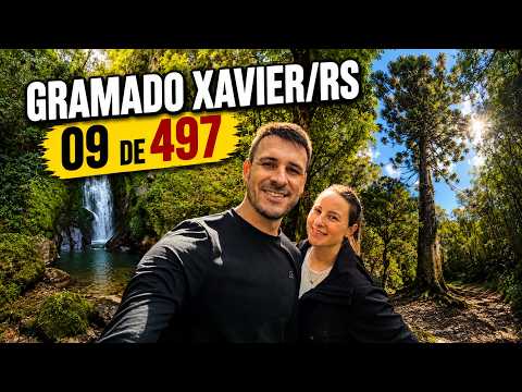 GRAMADO XAVIER/RS- Ep 09 - Centro, Cascata Banhado Grande, Pinheirão