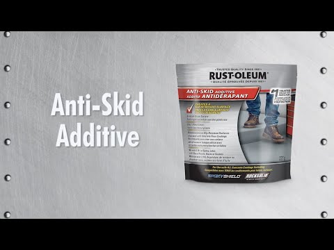 How to Apply Rust Oleum Anti skid Additive | Concrete Garage Floor Coating | Optional Step