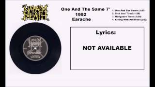 Napalm Death - One And The Same (1992) FULL EP (HD/HQ)