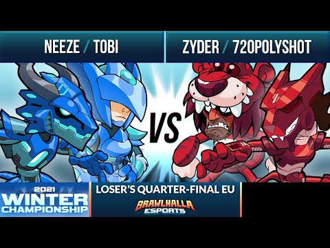 Neeze & Tobi vs Zyder & 720Polyshot - Loser's Quarter-Final - Winter Championship 2021 - EU 2v2
