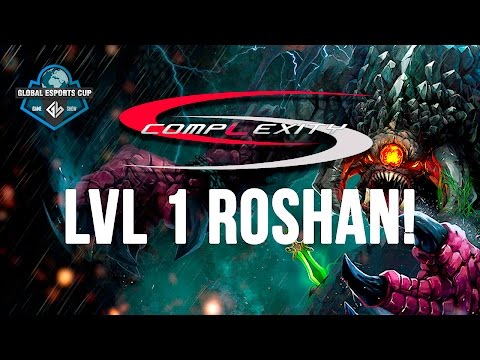 Lvl 1 Roshan by CompLexity Gaming @ Global eSports Cup